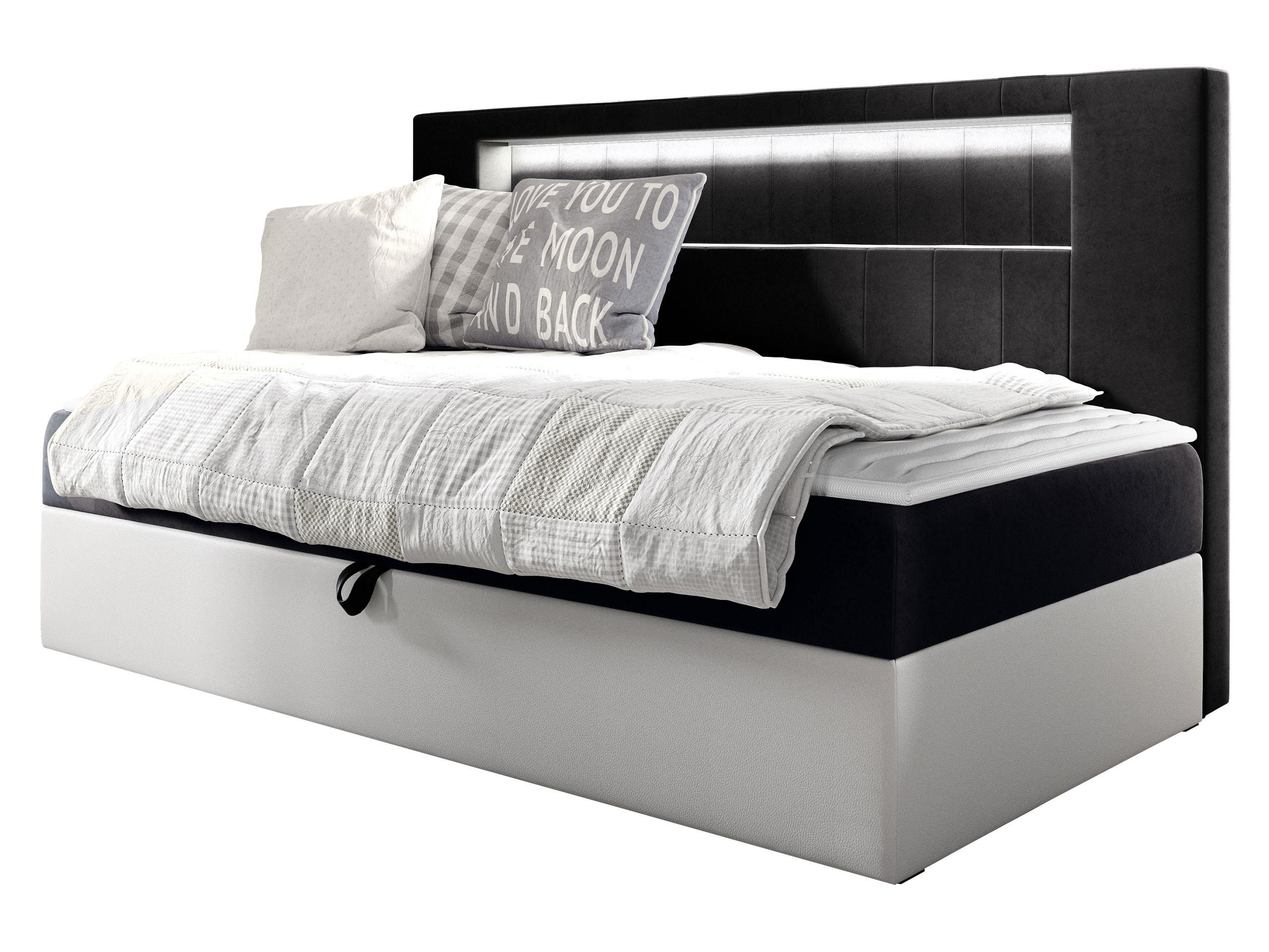 BOXBETT Gold Junior 2 - H3 - Schwarz/Weiß, Holz (90/200cm) - MIRJAN24