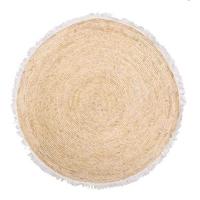 NATURFASERTEPPICH braun handgewebt D100x1 cm - Beige, Naturmaterialien (100/100cm) - Wanderlust