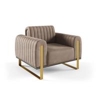 SESSEL Valerie - Braun, Holzwerkstoff/Textil (106/79/90cm) - Fun Möbel
