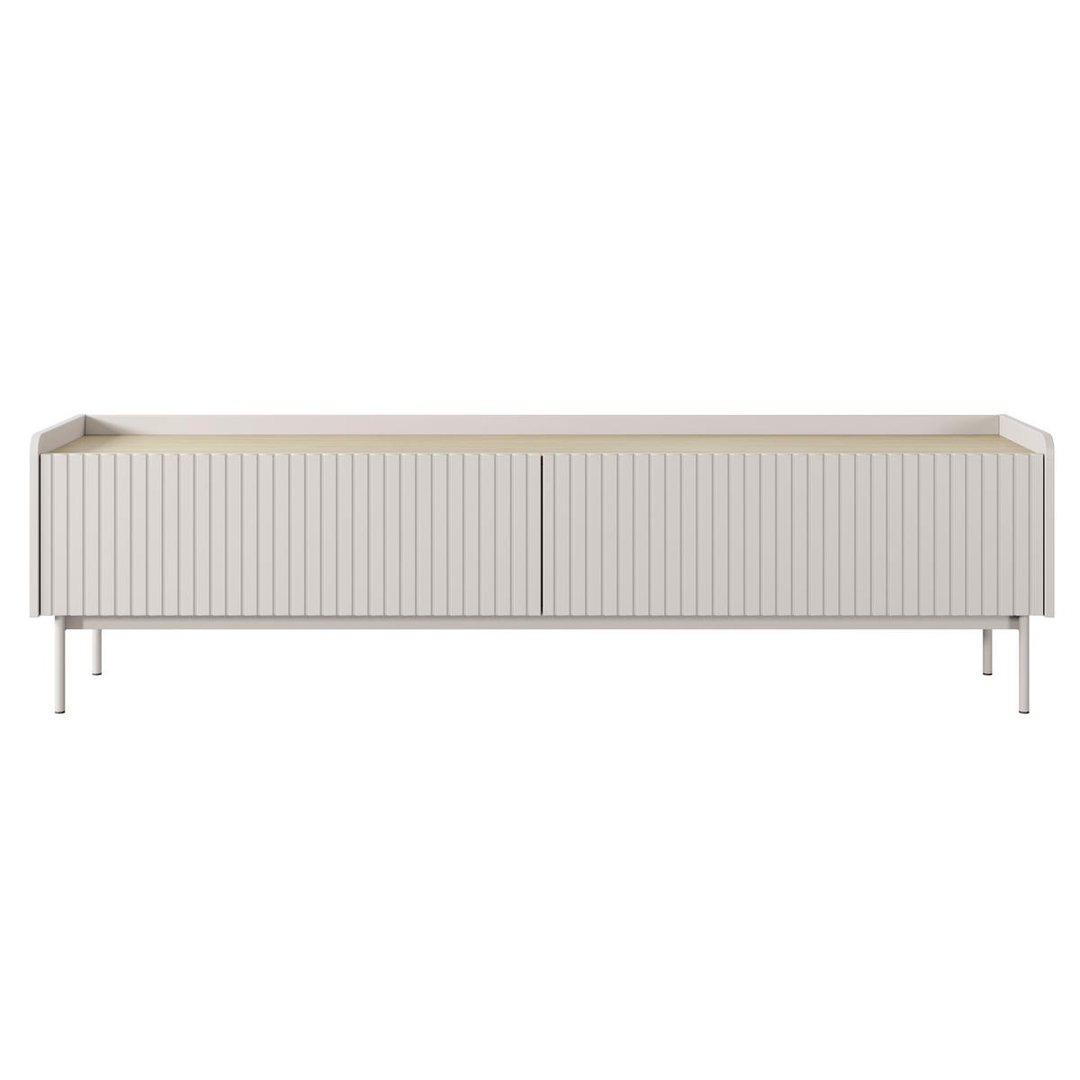 LOWBOARD LIVELLO 181/50,2/38 cm, Beige - Beige, Holzwerkstoff (181/50.2/38cm) - MASSENO