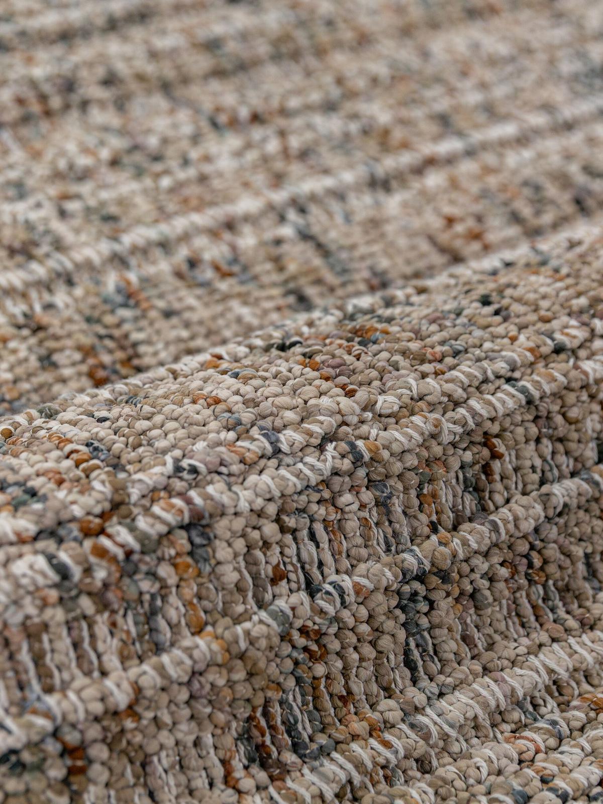 TEPPICHLÄUFER BOLLIN, Bouclé-Optik, Greige, 80 x 230 cm - Beige, Textil (80/230cm) - KADIMA DESIGN