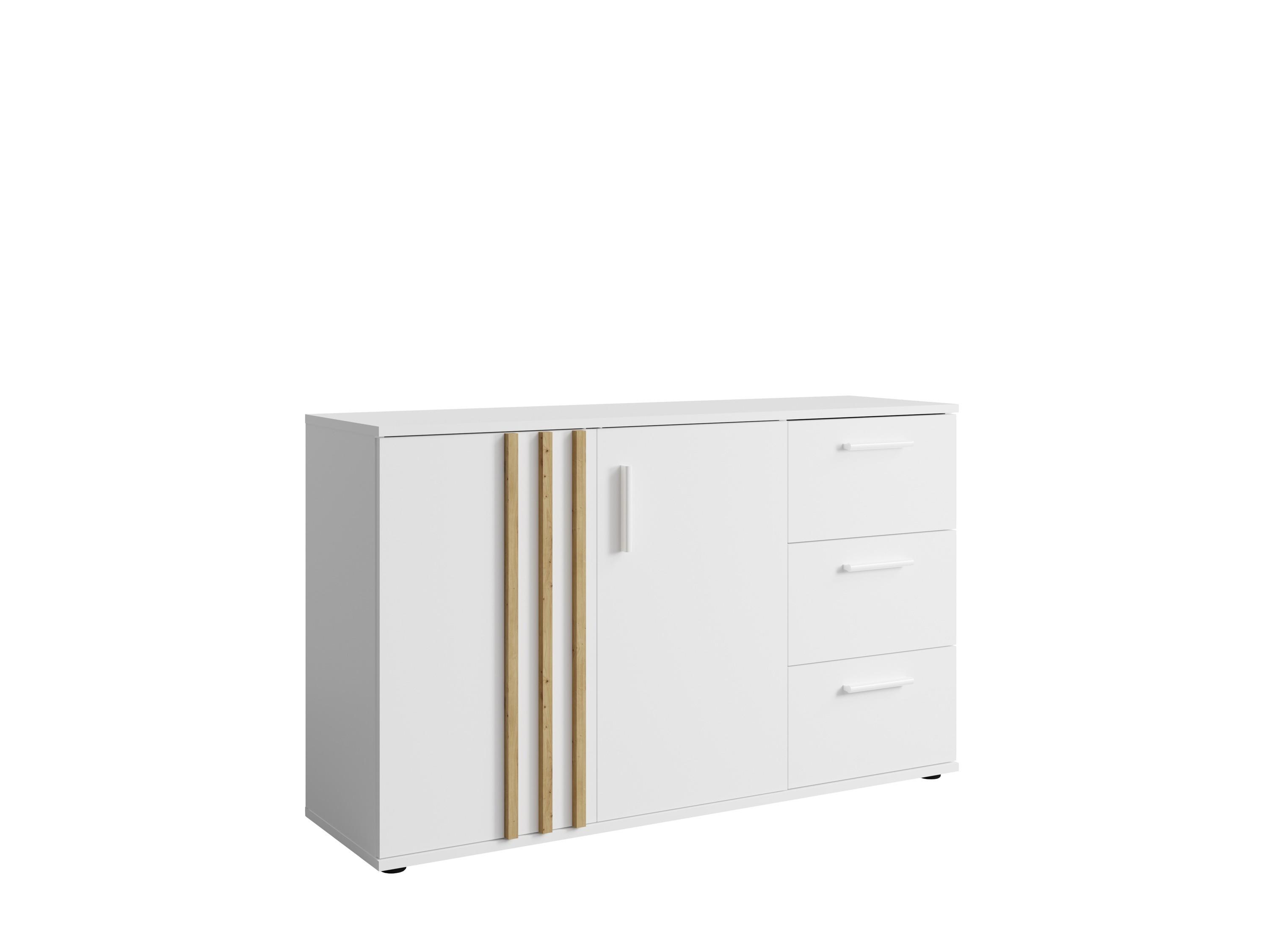 KOMMODE Weiß 120/73/35 - Weiß, Holzwerkstoff (120/73/35cm) - RAUMHIRSCH FURNITURE