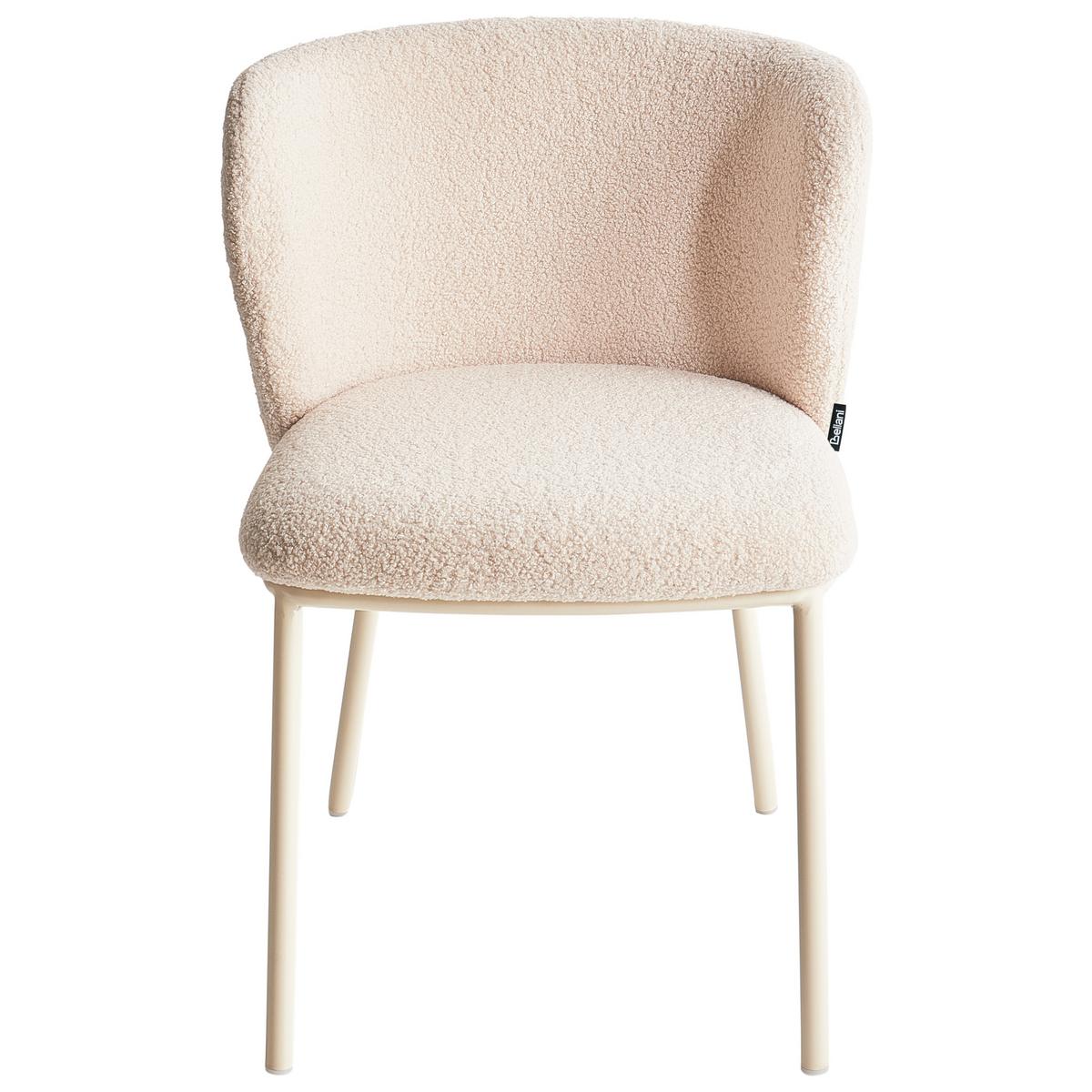 ESSZIMMERSTUHL Beige Mina II - Beige, Textil (45/75/52cm) - Beliani