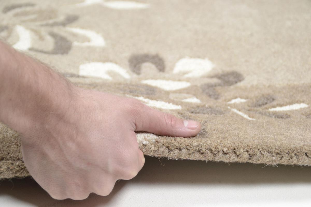 TUFTTEPPICH Napura 140x200 cm - Beige, Textil (140/200cm) - THEKO
