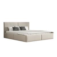 POLSTERBETT Bergen Magic Velvet Komplett - Beige, Holzwerkstoff/Textil (160/200cm) - Fun Möbel