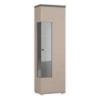 VITRINE in Beige - Beige, Holzwerkstoff (55/180/36cm) - MASSENO