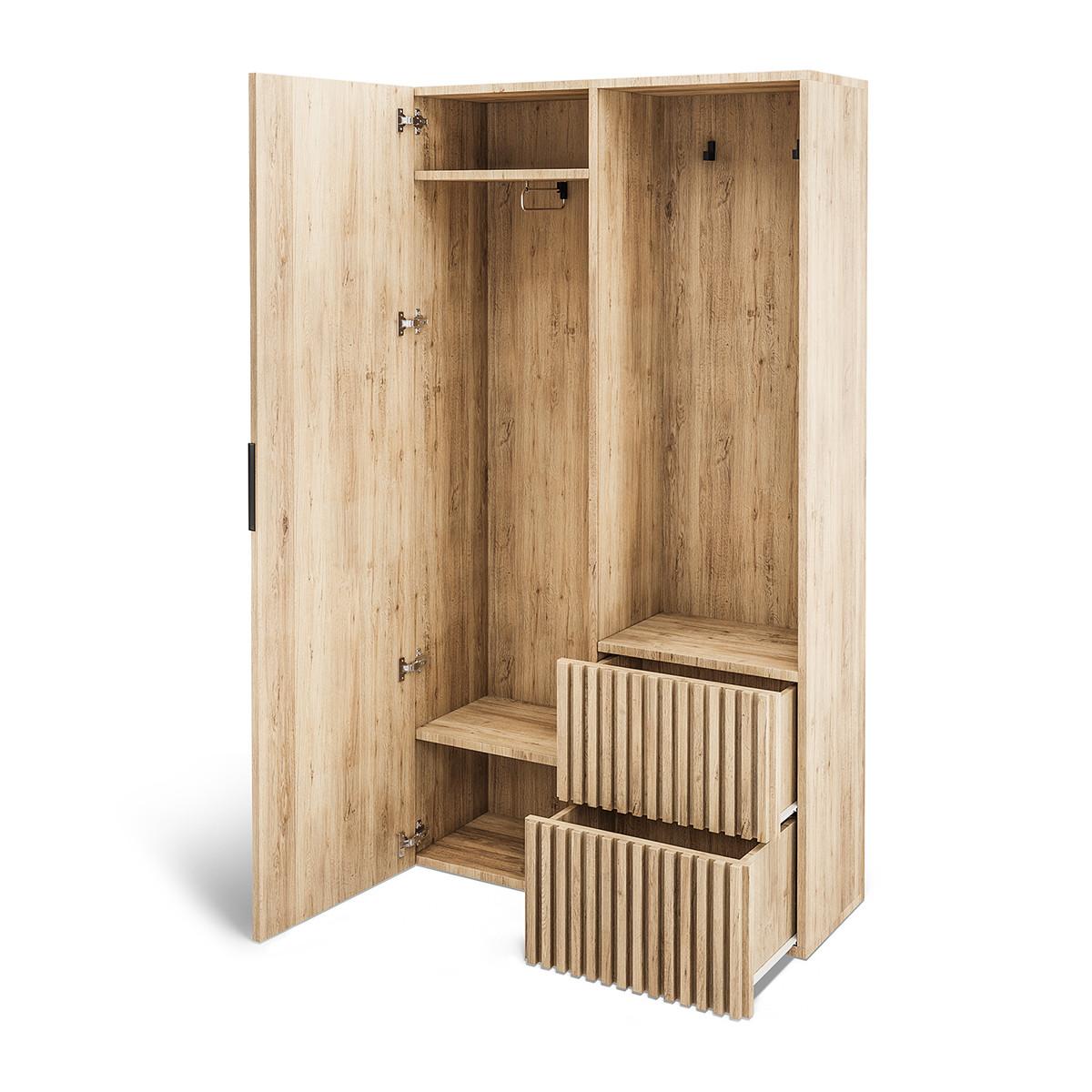 EINGANGSMÖBEL Velma Holz - Braun, Holzwerkstoff (100/180/35cm) - Petits-meubles