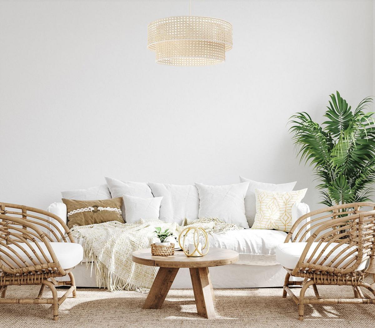 HÄNGELEUCHTE Beige 40/20 cm - Beige, Kunststoff (40/1/20cm) - ONZENO