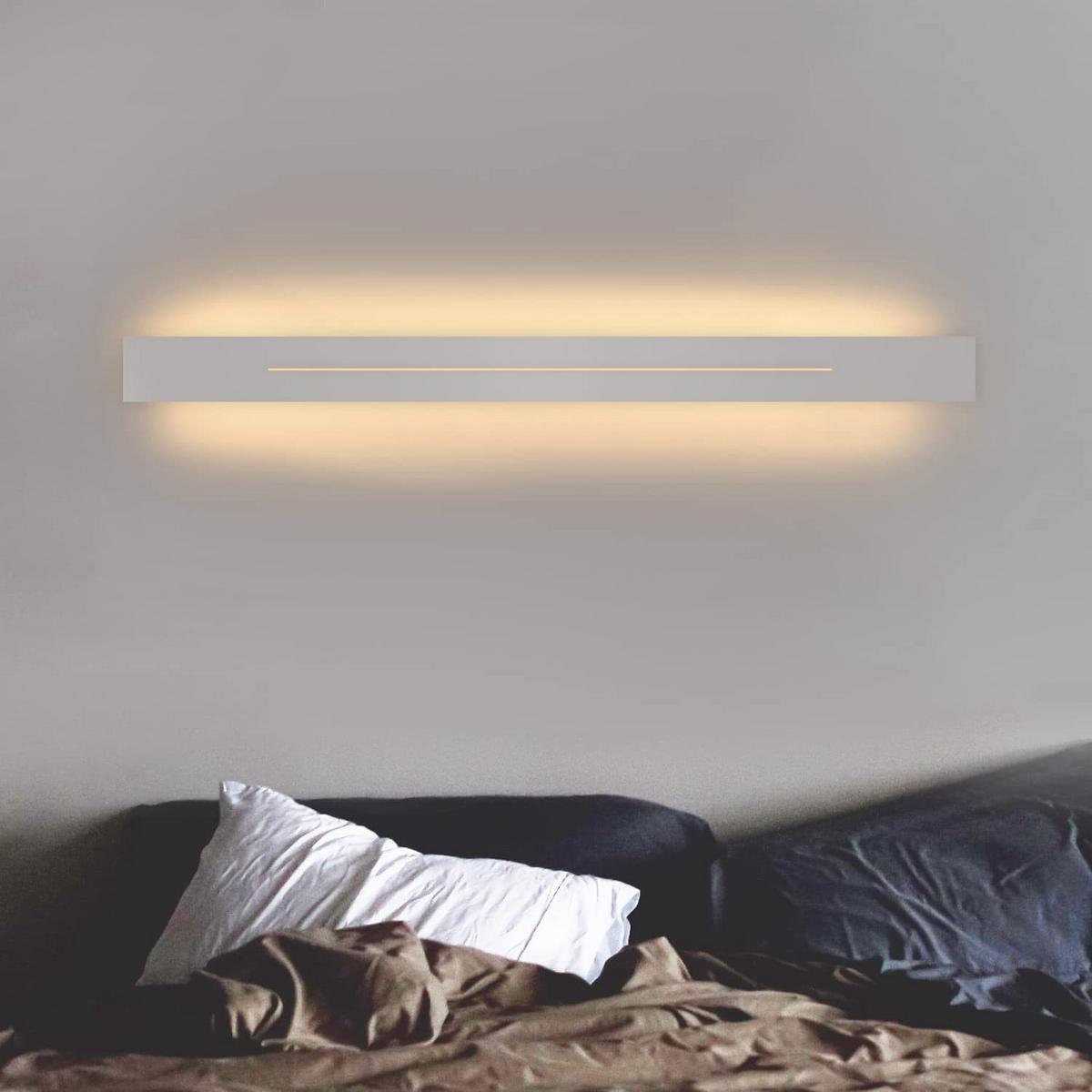 LED WANDLEUCHTE Raum - Weiß, Metall (5/4/60cm) - Nettlife