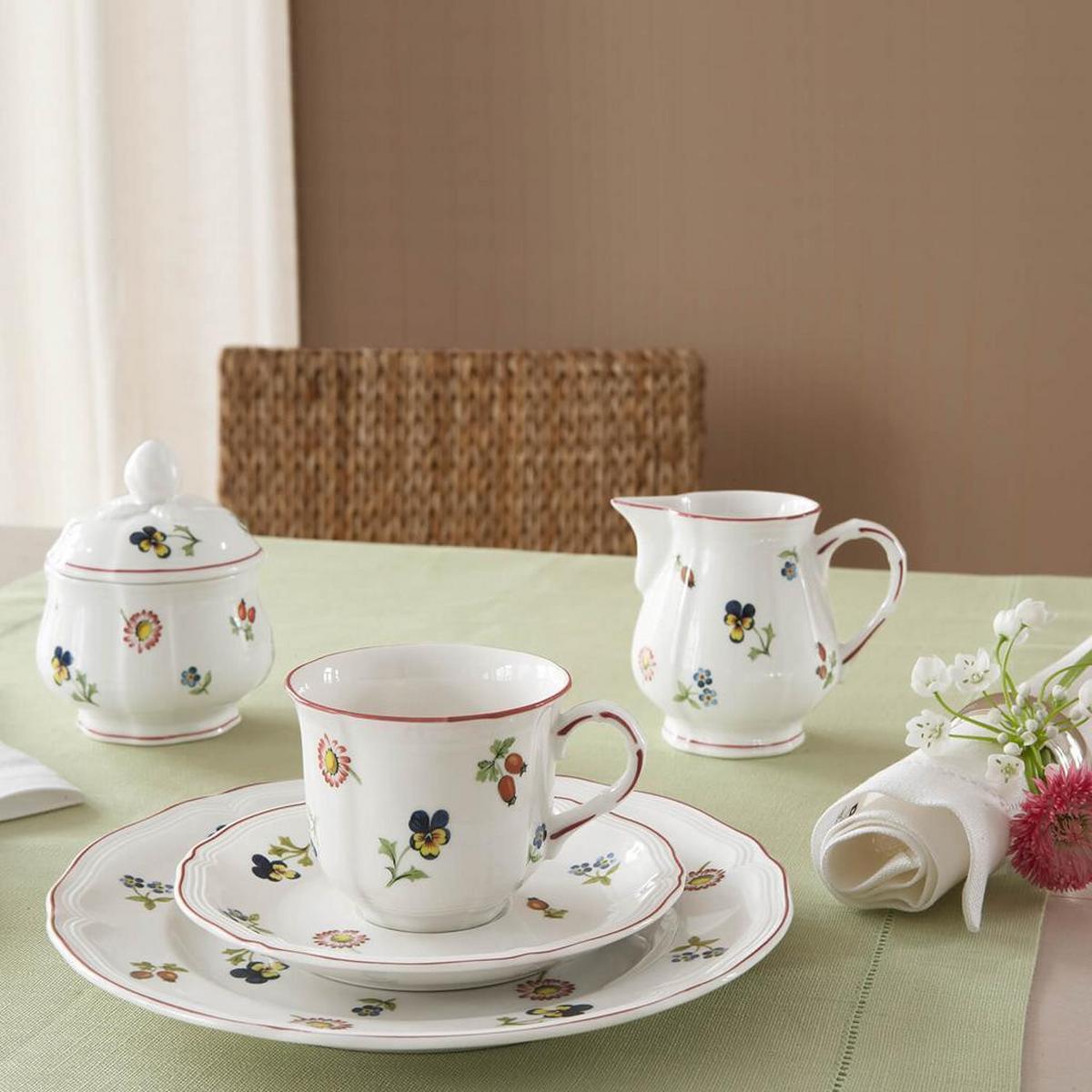 MILCH- UND ZUCKER-SET Petite Fleur bunt 2-tlg. - Multicolor, Keramik (1/2cm) - Villeroy & Boch