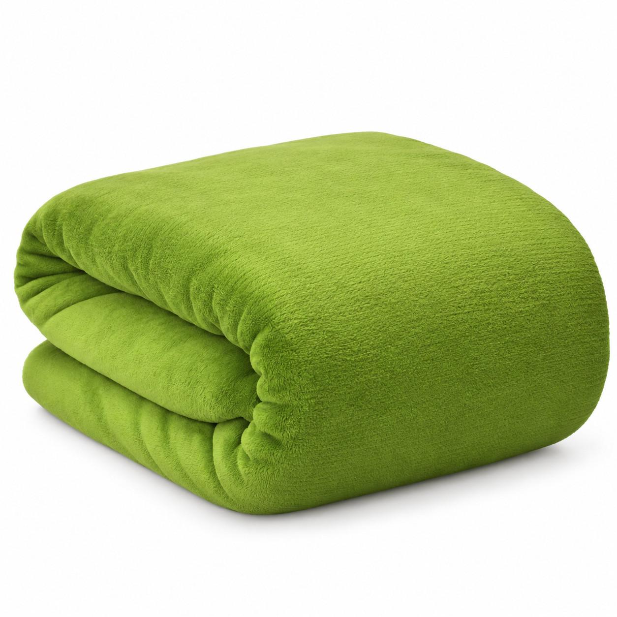 DECKE Aurelia 220/240 cm Grün - Grün, Textil (240/220cm) - Beautissu 