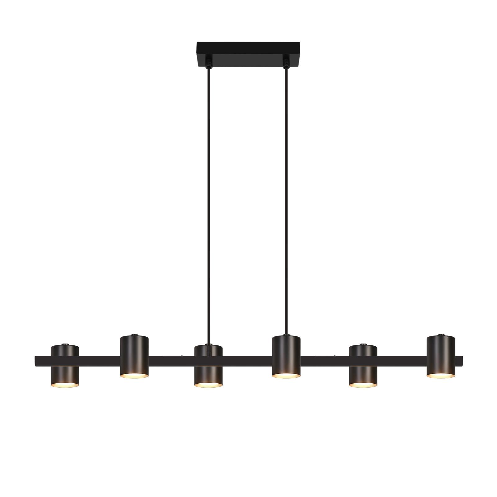PENDELLEUCHTE Aelion 85.5/7.5/150 cm - Schwarz, Metall (85.5/7.5/150cm) - ZMH