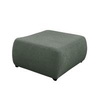POLSTERHOCKER Anike In Now Or Never - Waldgrün, Holzwerkstoff/Textil (98/42/66cm) - Fun Möbel