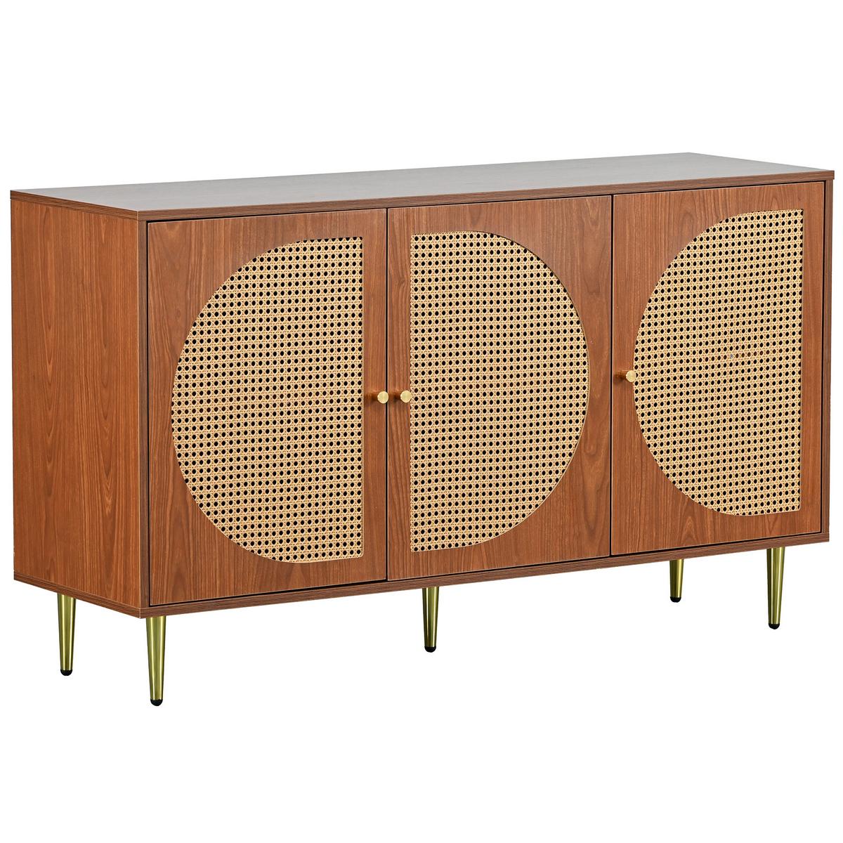 SIDEBOARD 129.8/40/76 cm - Braun, Holzwerkstoff (40/76/130cm) - Urban Meuble