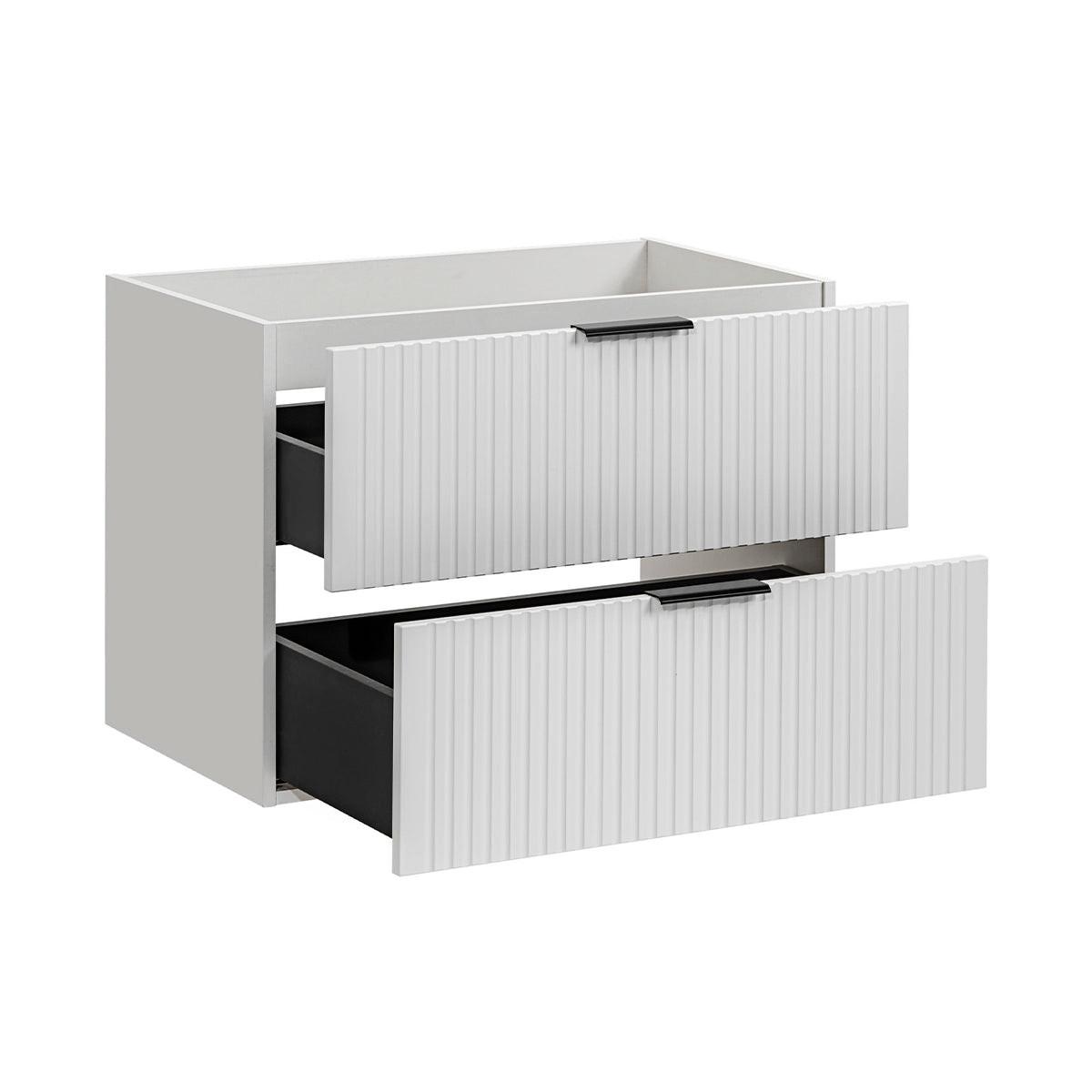 WASCHTISCHUNTERSCHRANK 80.4cm Adriel Weiß - Weiß, Holzwerkstoff (80.4/57/46cm) - Petits-meubles