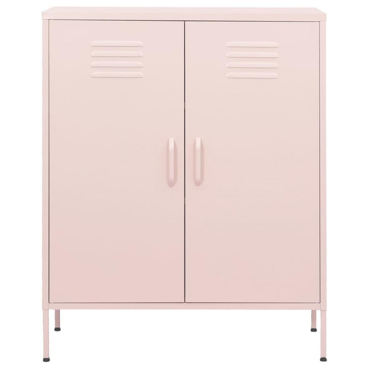 MEHRZWECKSCHRANK Watson 80/35/101.5 cm - Grau, Metall (80/101.5/35cm) - Nettlife