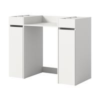 WASCHMASCHINENUMBAU weiß Set 3-teilig, Überbauschrank und Anstellregale 124 x 101 cm - Schwarz/Weiß, Holzwerkstoff/Kunststoff (124/101/60cm) - Inn.Furn