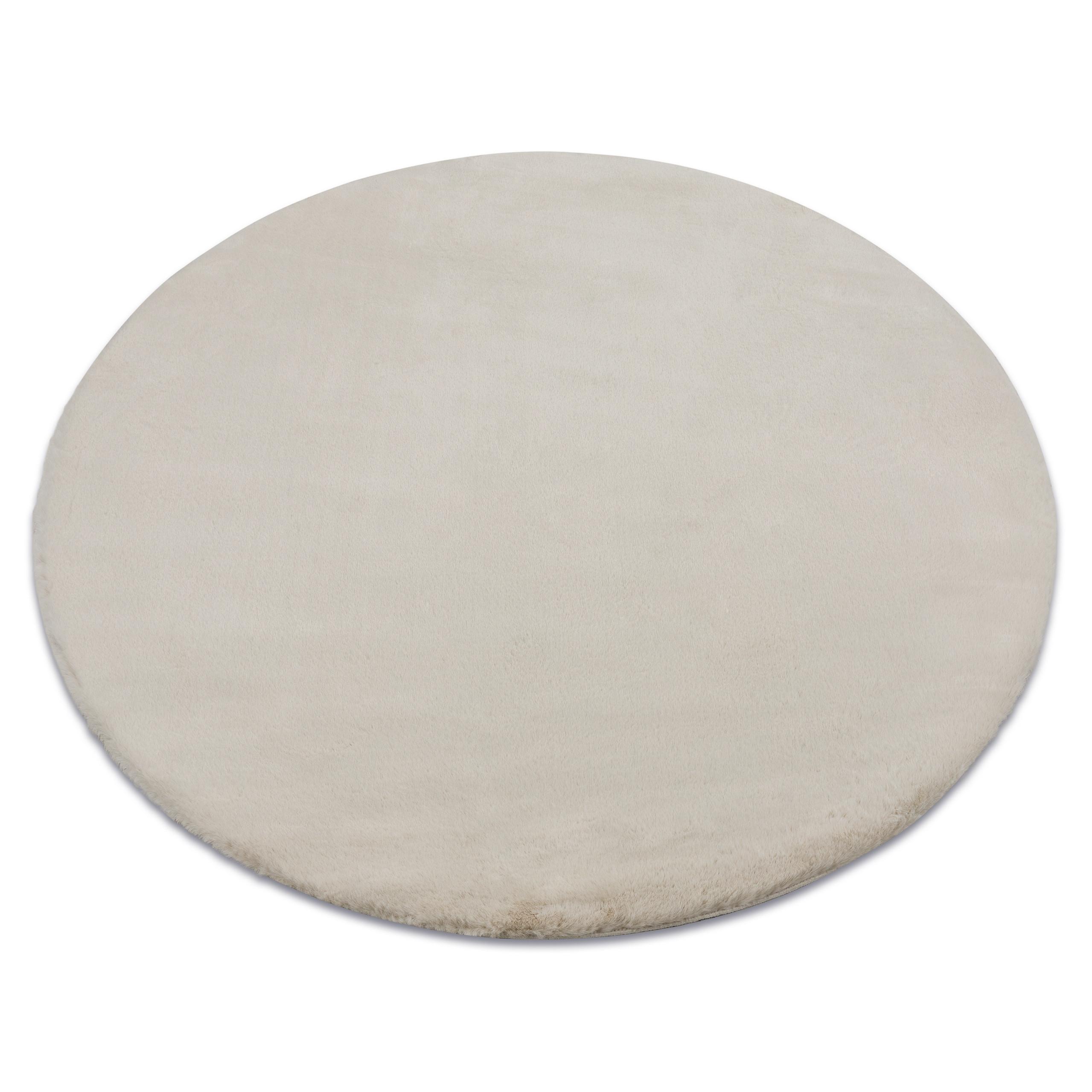 TEPPICH Bunny 100 cm - Beige, Textil (100/100cm) - rugsX