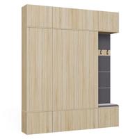 GARDEROBENSCHRANK modern, Schrank Set Kleiderschrank - Schuhschrank Sonoma Eiche 200/238/35 - Sonoma Eiche, Holzwerkstoff (200/238/35cm) - RAUMHIRSCH FURNITURE