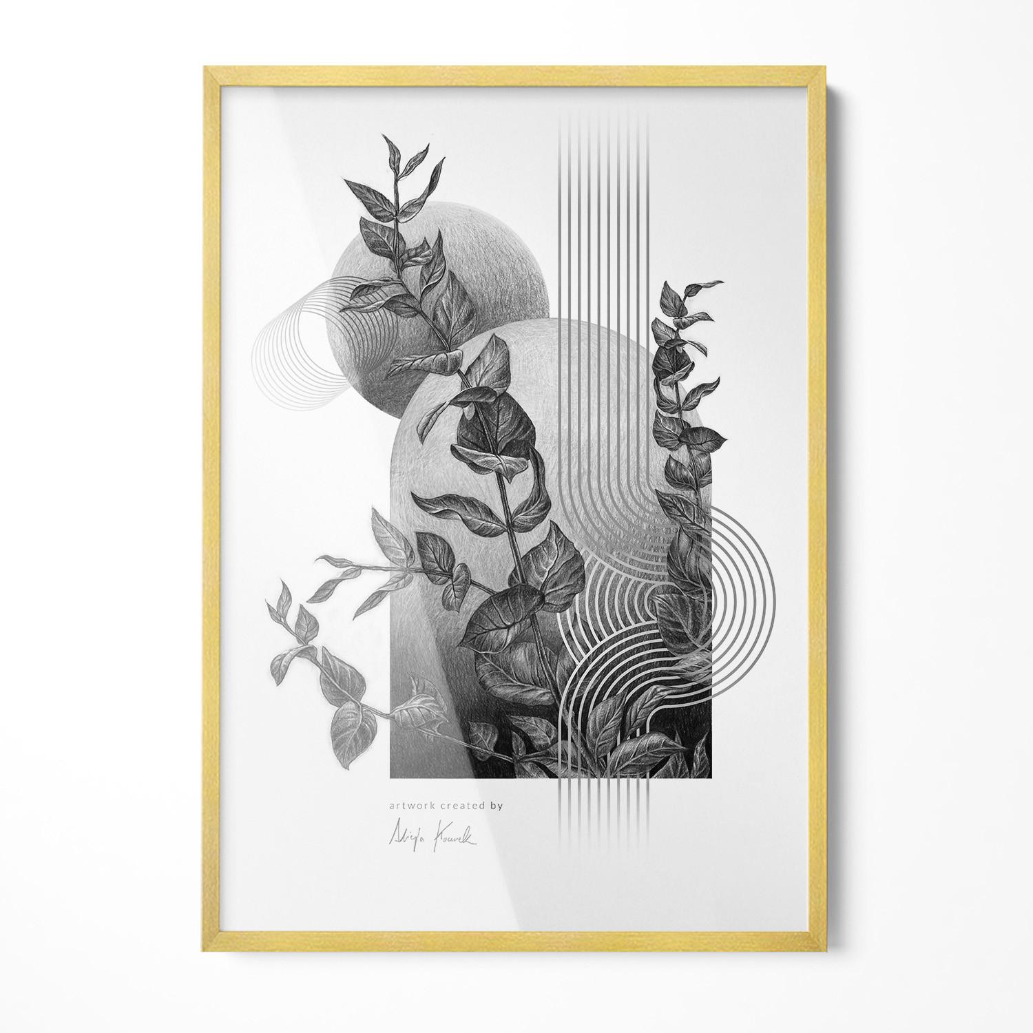 BILDERRAHMEN - Silberfarben, Kunststoff (70/100/1.5cm) - Wallfluent