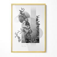 BILDERRAHMEN - Silberfarben, Kunststoff (70/100/1.5cm) - Wallfluent