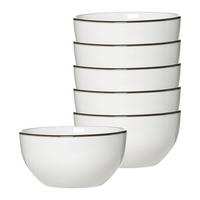 MÜSLISCHALEN Adela grau ø 14 cm 6er Set - Grau, Keramik (14cm) - Ritzenhoff Breker