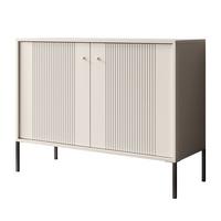KOMMODE VIVALDI 2D mit geriffelten Fronten - Kaschmir, Holzwerkstoff (105/79/39cm) - Lookway