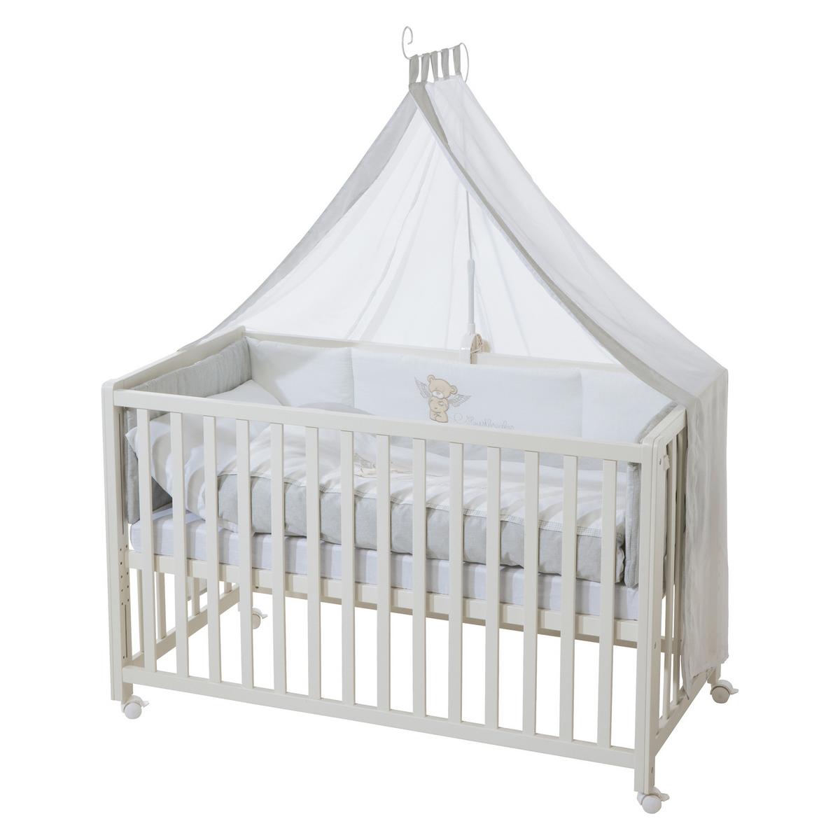 BABYBETT Heartbreakerbär 5er-Set 60 x 120 cm - Weiß, Holzwerkstoff (60/120cm) - Roba