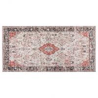 KURZFLOR-TEPPICH Attera 150/80 cm - Rot, Textil (80/150cm) - Beliani