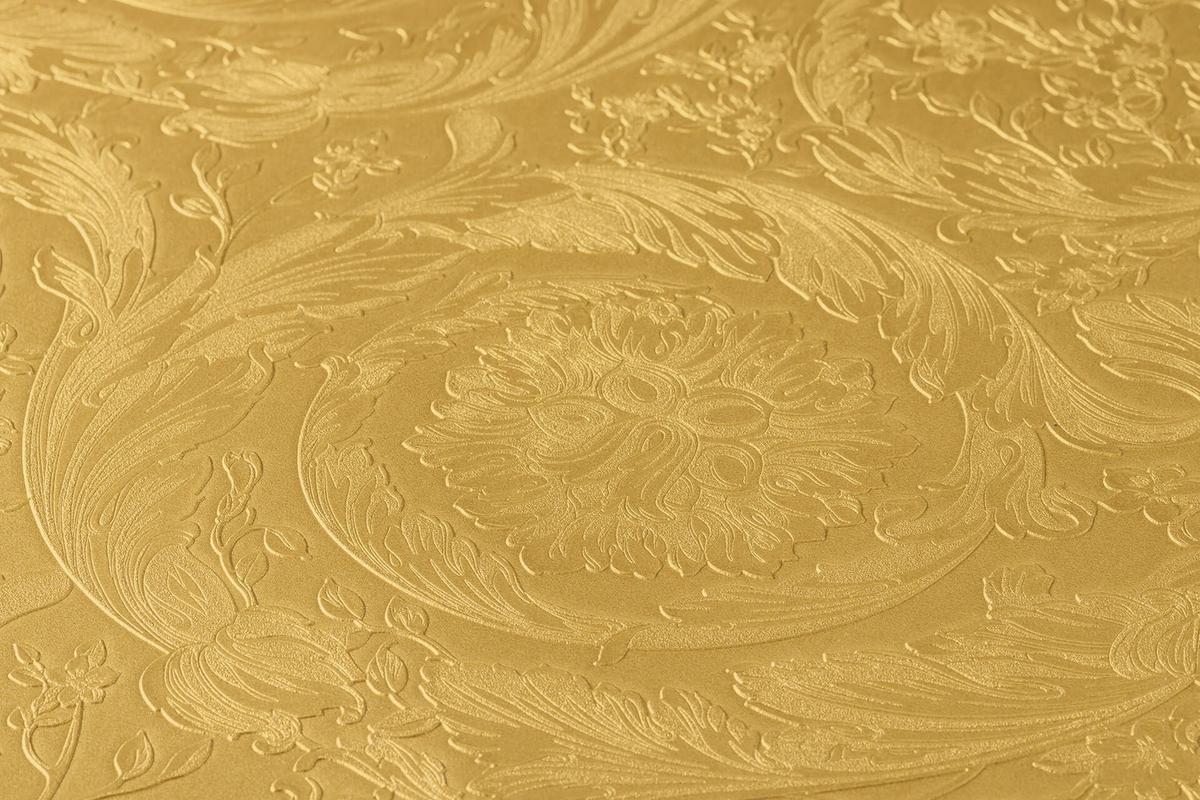 VLIESTAPETE 70/1005 cm - Goldfarben, Textil (70/1cm) - KUNSTLOFT
