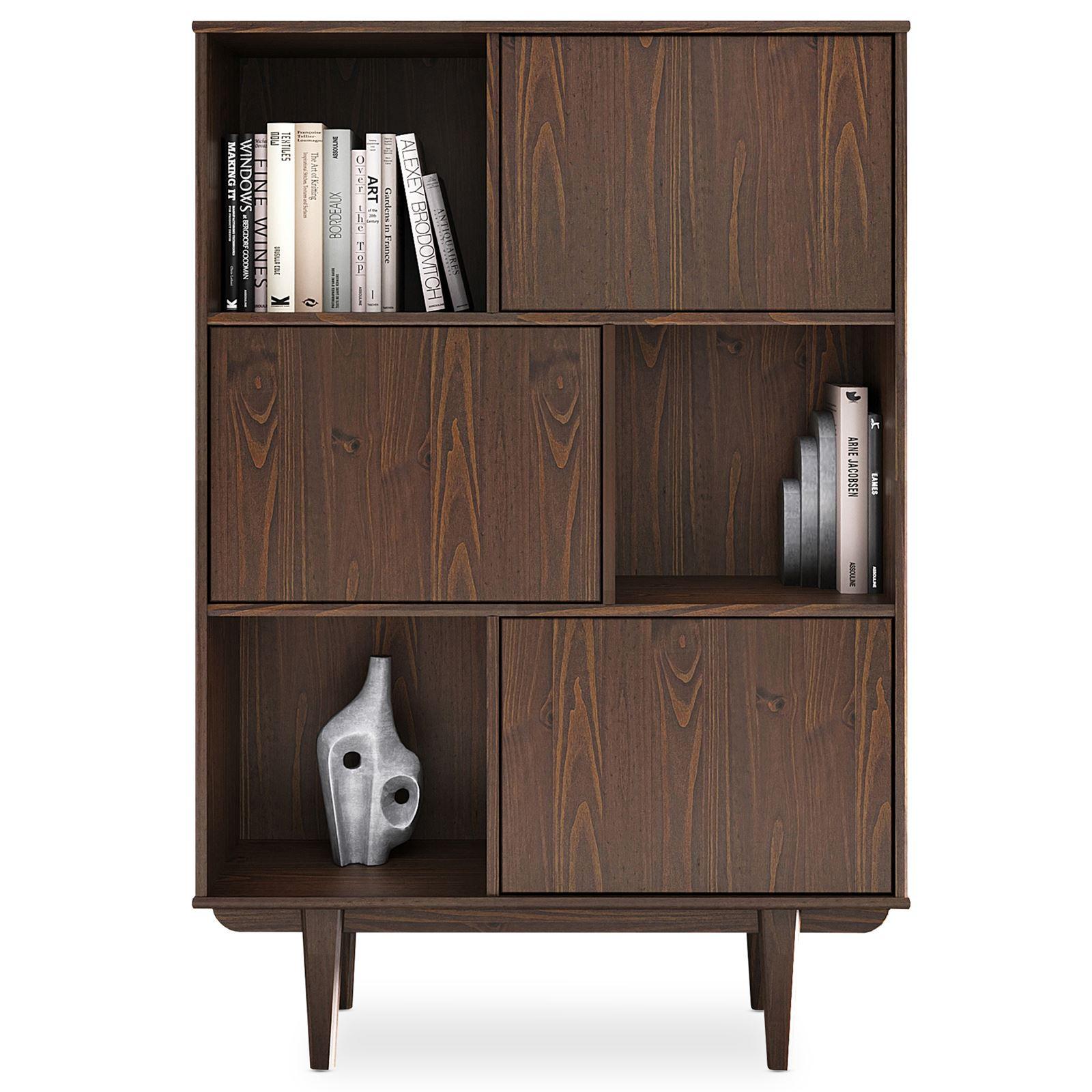 HIGHBOARD SIMONA nussbaum - Nussbaumfarben, Holz (95/139/37cm) - IDIMEX