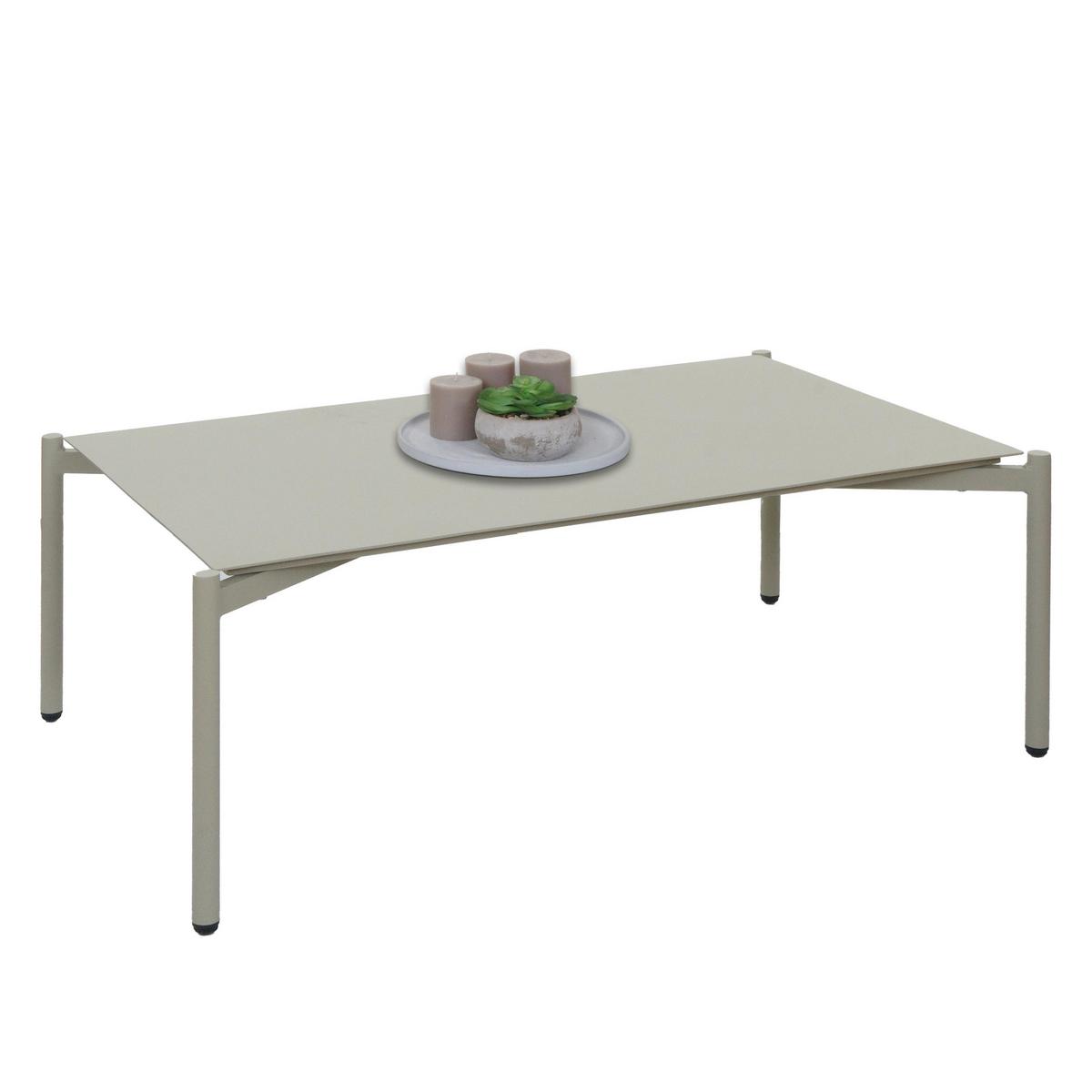 GARTENTISCH Hellgrün - Hellgrün, Metall (65/105/39cm) - MCW