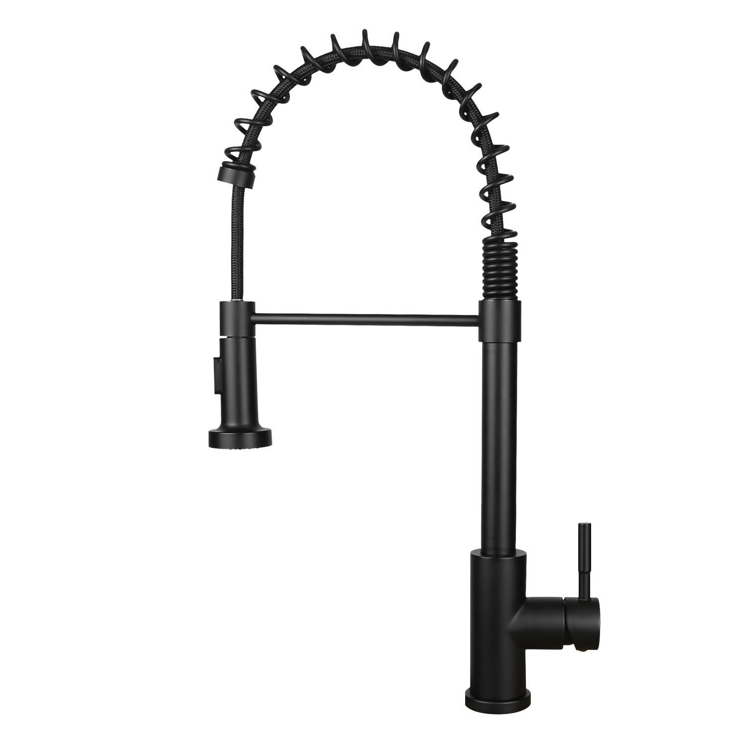 KÜCHENARMATUR THERESA 24/6/55 cm - Schwarz, Metall (6/55/24cm) - Nettlife
