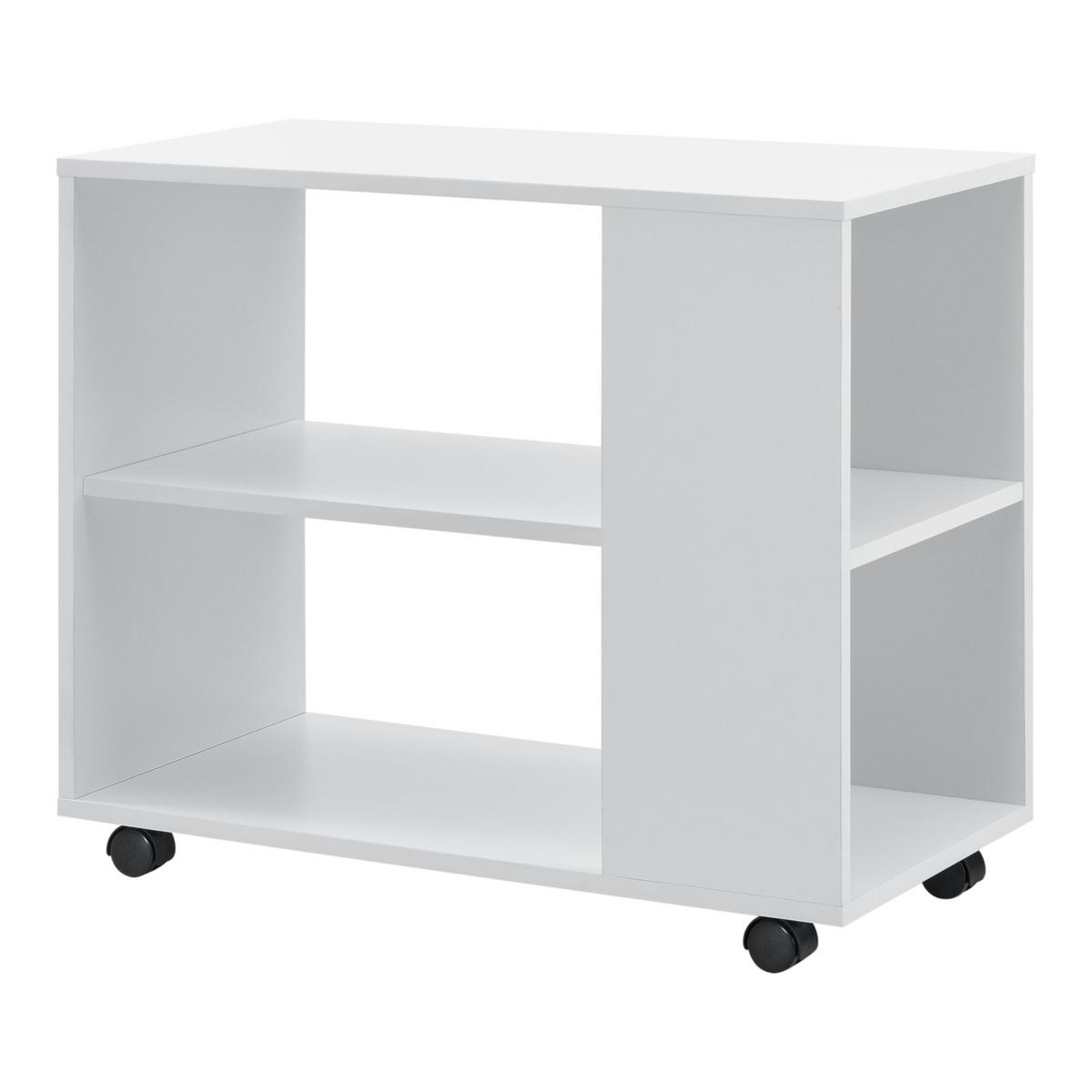 COUCHTISCH Älvdalen 70/35/60 - Weiß, Holzwerkstoff (35/70/60cm) - [en.casa]