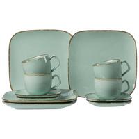 KAFFEESERVICE Casa Blau 12-tlg. - Blau, Keramik (30/27/33cm) - Ritzenhoff Breker