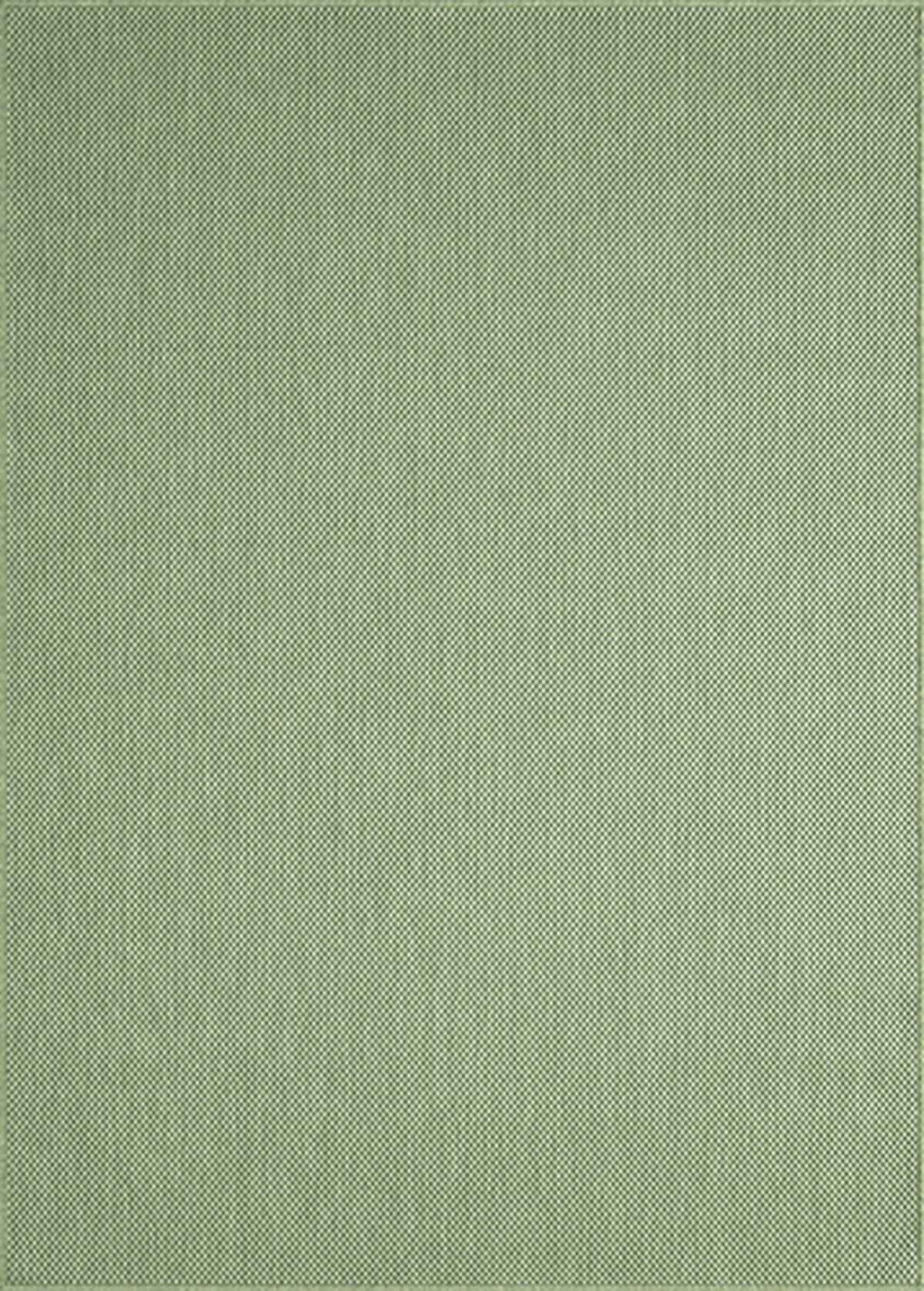 TEPPICHLÄUFER Uni BORNO Polypropylen Grün 80 x 200 cm - Grün, Textil (80/200cm) - KADIMA DESIGN
