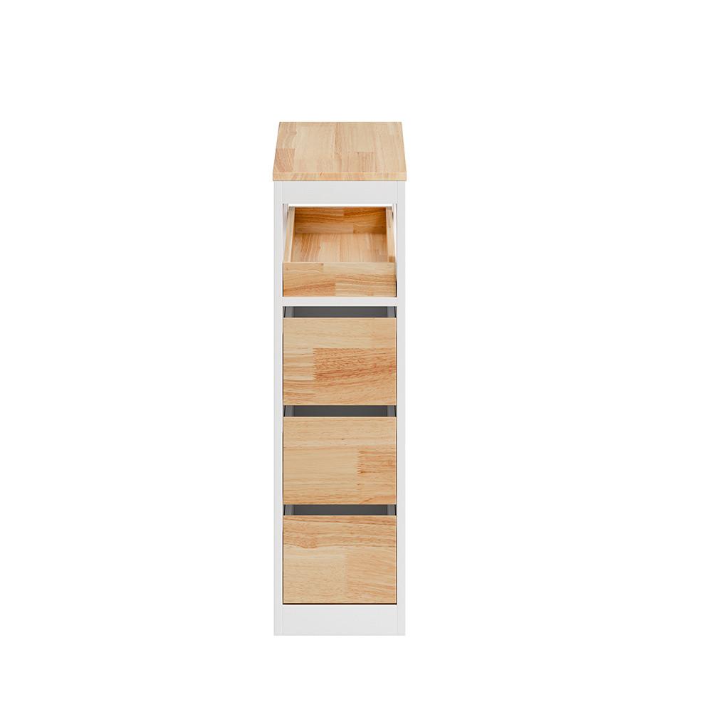 SCHRANK zur Toiletten-Nutzung BZR54-III-WN - Ahornfarben, Fell (65/82/23cm) - SoBuy