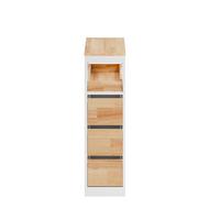 SCHRANK zur Toiletten-Nutzung BZR54-III-WN - Ahornfarben, Fell (65/82/23cm) - SoBuy