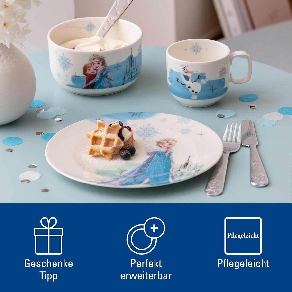 KINDERGESCHIRR-SET Disney Frozen bunt 3-tlg. - Multicolor, Keramik (13.3/23.2/26.6cm) - Villeroy & Boch