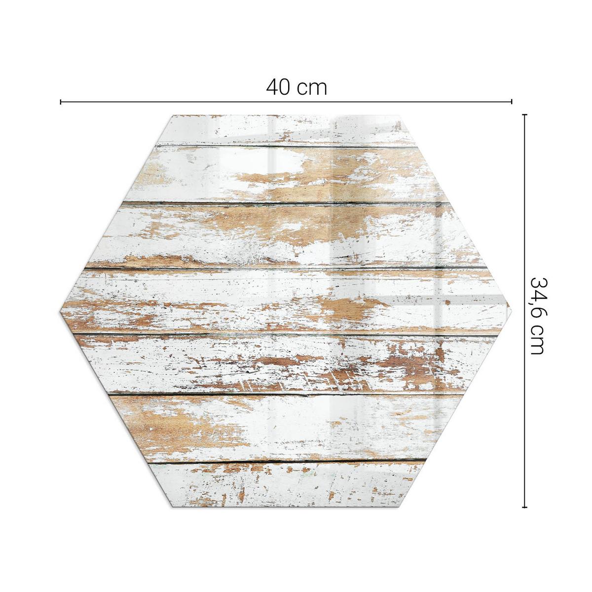 GLASPLATTE für Kamin h40 cm - Weiß, Glas (40/40/0.4cm) - TULUP