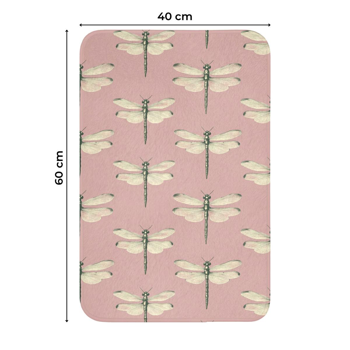 WC-VORLEGER Lillibells - Muster - Rosa WC Teppich 40x60 cm - Rosa, Textil (40/1cm) - OnlyWow