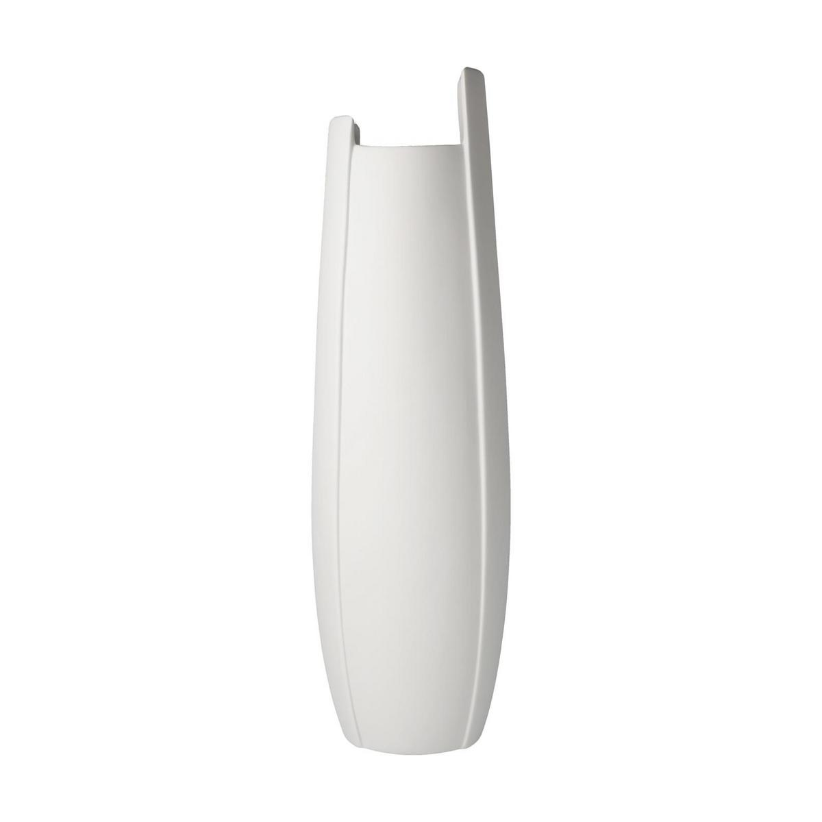VASE Ova weiß 36 cm - Weiß, Keramik (36cm) - Goebel