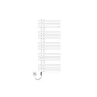 BADHEIZKÖRPER elektrisch Iron EM 500x1200 mm Weiß mit Heizstab 1200W - Weiß, Metall (50/120/3cm) - LuxeBath