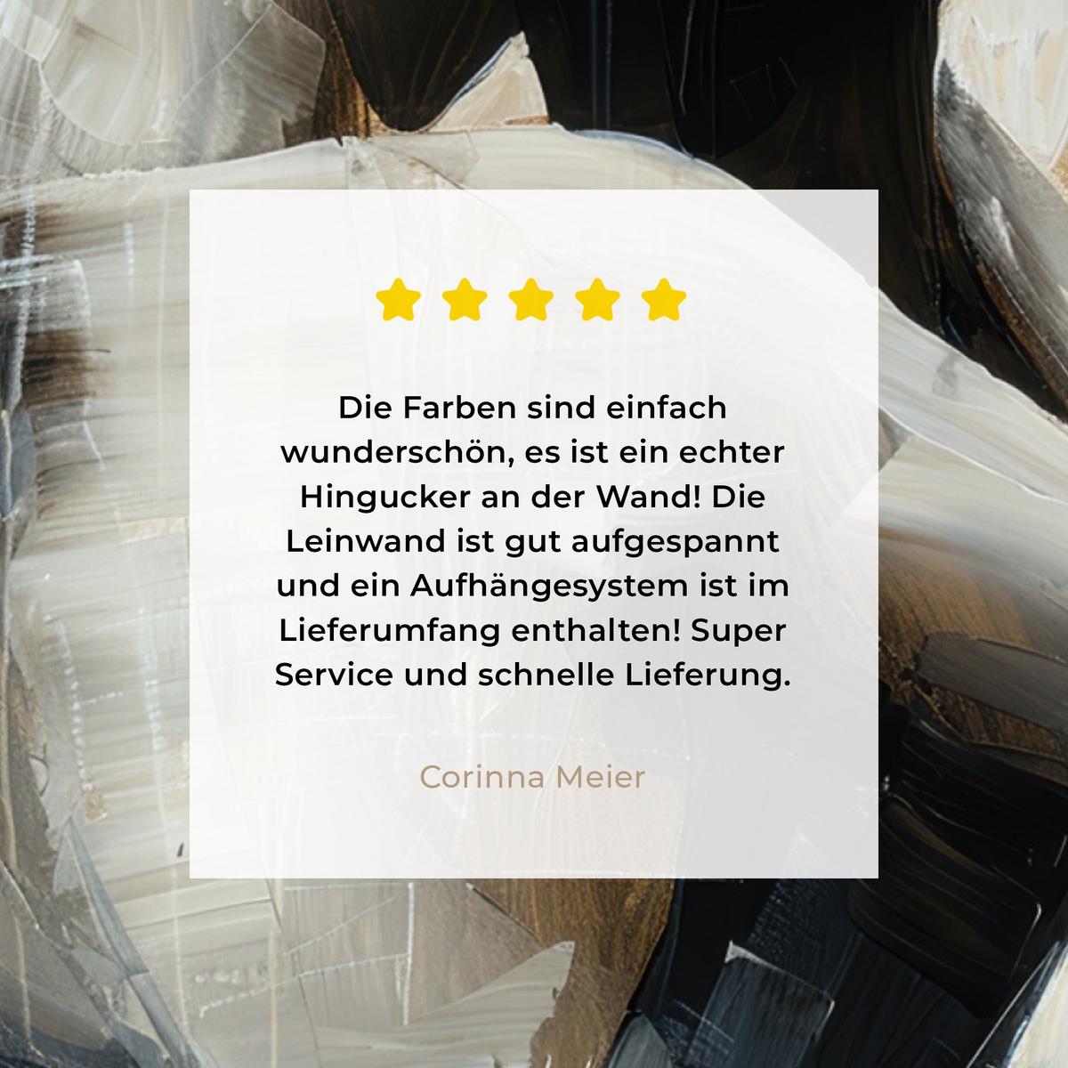 LEINWANDBILD Abstrakt - Liebe - Schwarz und weiß - Modern Wandbild Wohnzimmer 60x80 cm - Schwarz, Textil (60/80cm) - MuchoWow