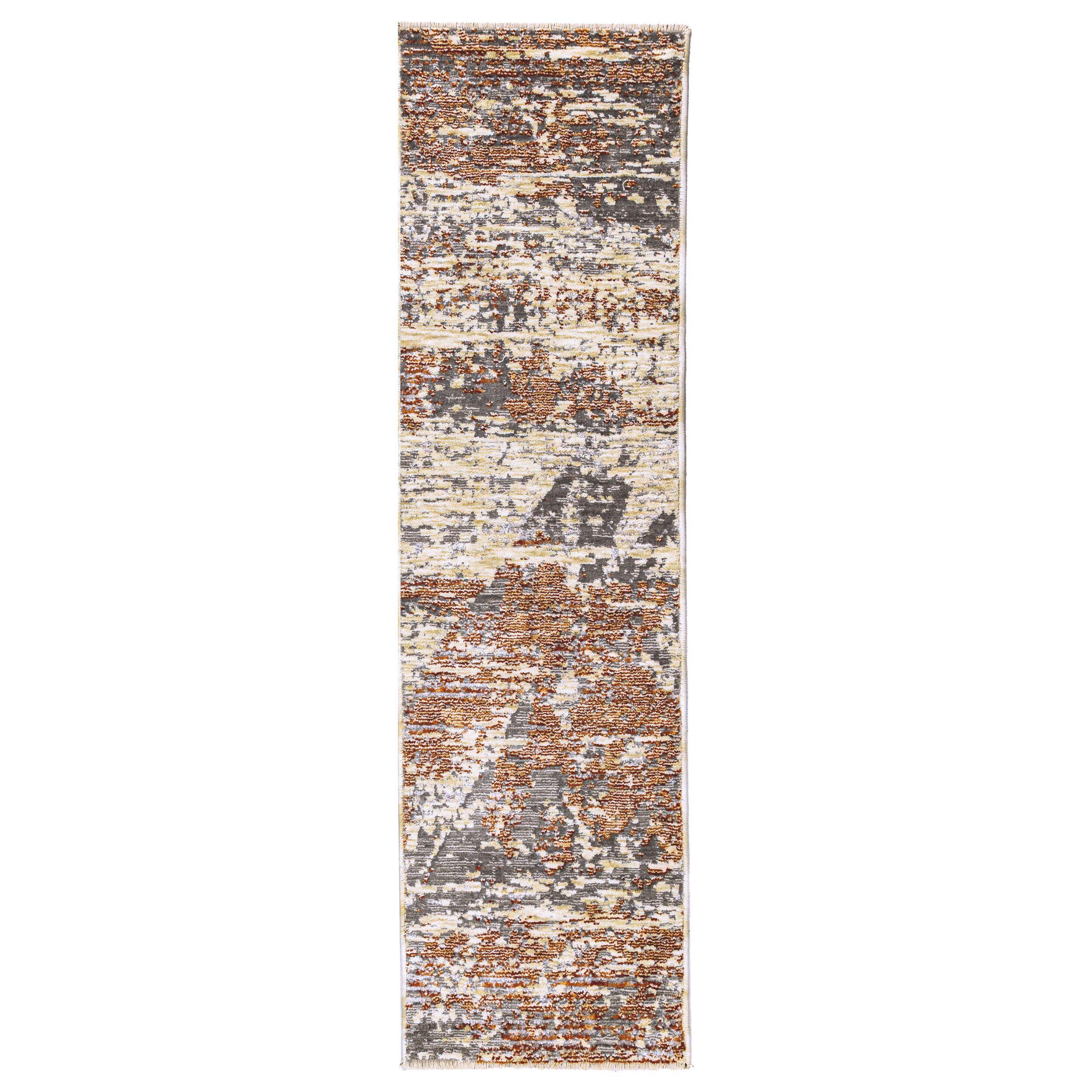 TEPPICH ADUR, abstrakt, Erdtöne, 60 x 230 cm - Braun, Textil (230/60cm) - KADIMA DESIGN