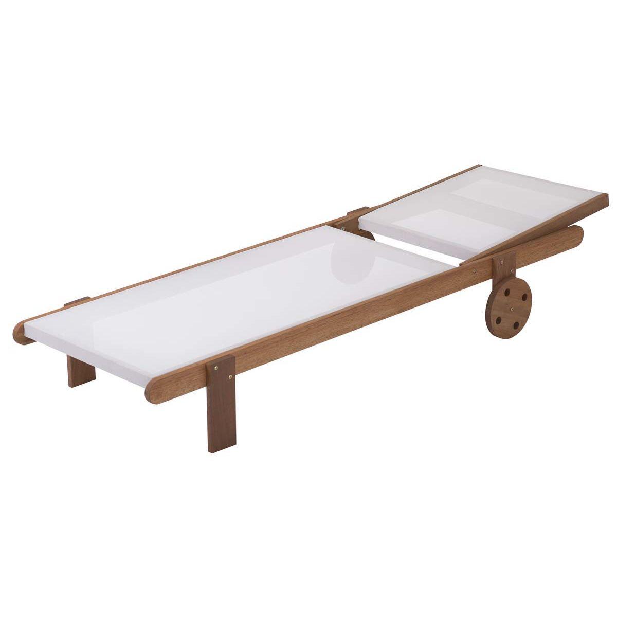 SONNENLIEGE saïgon Ekru - Beige, Metall (71/80/193cm) - Habitat Garten