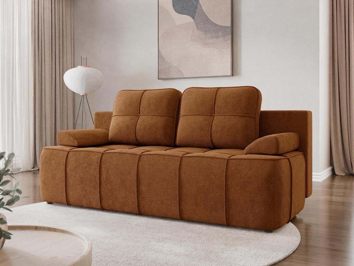 SCHLAFSOFA Lover - Schwarz/Bronzefarben, Holz/Kunststoff (202/95/95cm) - MIRJAN24