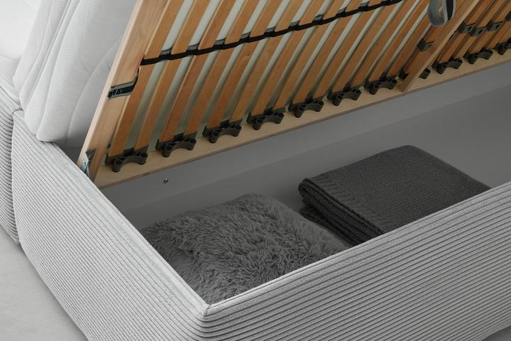 Polsterbett inkl. Bettkasten aufklappbar