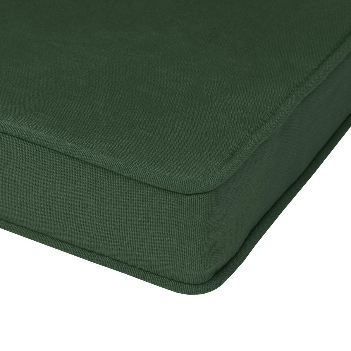BANKAUFLAGE Loft BK 100/48/5 cm Dunkelgrün - Dunkelgrün, Textil (48/5/100cm) - Beautissu 