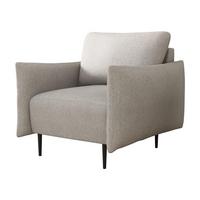 SESSEL Lambi - Beige/Schwarz, Holz/Textil (98/85/90cm) - MIRJAN24